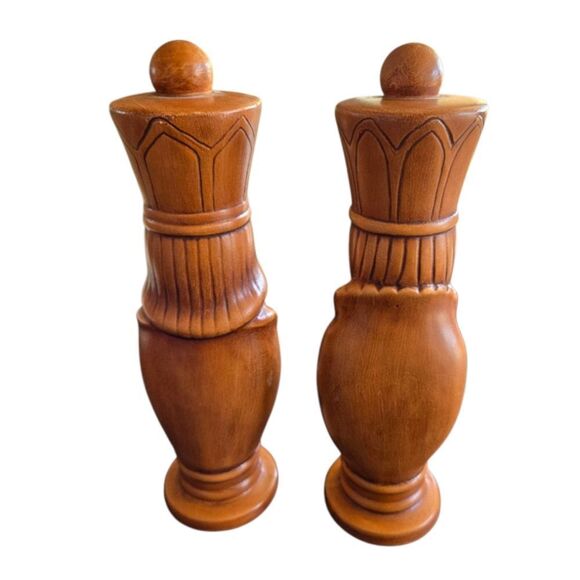 Ceramic Large King and Queen 9" Figurines Hearts Playing Cards - Picture 4 of 9